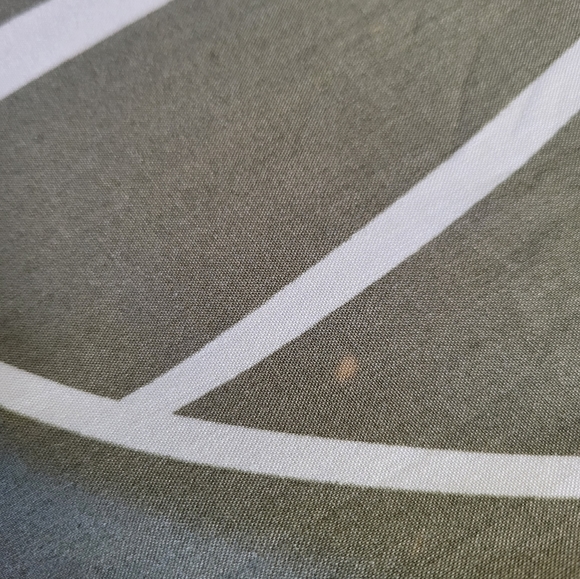 NWT aNYcase Made in Italy Viscose Green & White Lightweight Pants - Picture 8 of 9